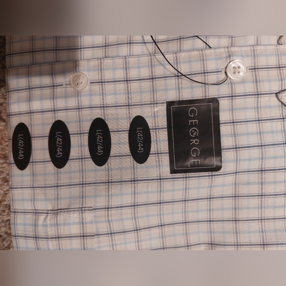 Nwot George button down large - Picture 1 of 4